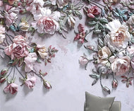 Beautiful Flower 3D-Pattern Wallpaper / Lixra