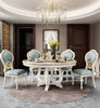 Modern Marble Round Dining Table Set / Lixra