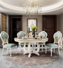 Modern Marble Round Dining Table Set / Lixra