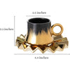 Set Of 6 Turkish Coffee Cups And Saucers / Lixra