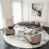 Elegant Design Modern Leather Sofa Set / Lixra