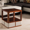 Set Of 2 Wooden Side Table / Lixra