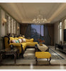 European Button Tufted Leather Sofa Set / Lixra