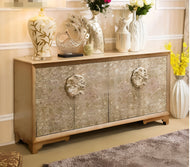 Rustic Designed Wooden Accent Table / Lixra
