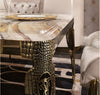 Ultramodern Marble-Top Dining Table Set / Lixra