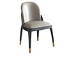 4 Pieces Trendy Leather Dining Chairs / Lixra