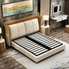 Contemporary Classic Luxurious Upholstered Leather Bed / Lixra