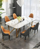 Rich Pleasant Marble Dining Table Set / Lixra