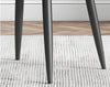 Set Of 6 Modern Leather Dining Chairs / Lixra