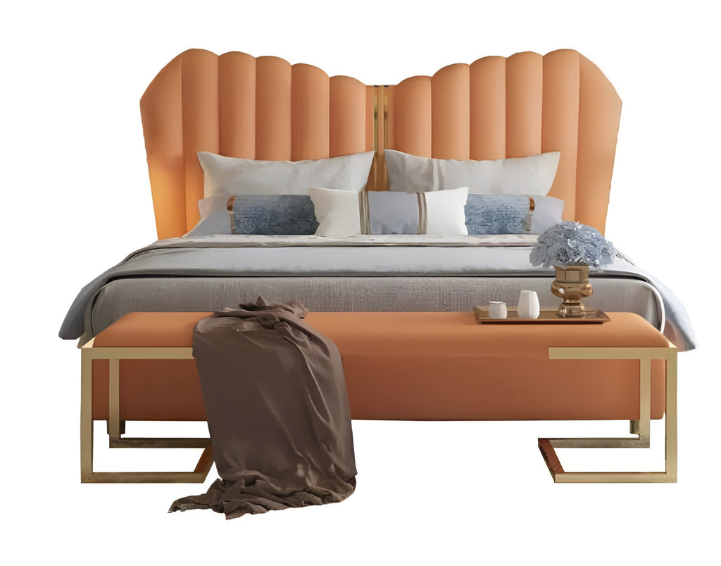 Exclusive Spacious Trending Leather Bed