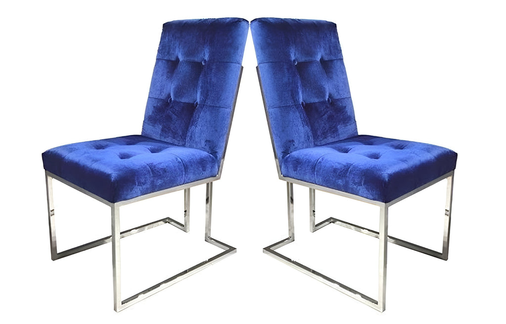 4 Piece Luxurious Velvet Dining Chairs / Lixra