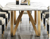Spacious Comfort Iconic Marble Dining Table Set / Lixra