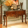 Handcrafted European Luxurious Accent Table with Storage / Lixra