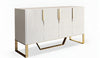 Versatile Buffet Table with Marble-Top Surface / Lixra