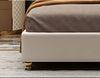 Contemporary Classic Luxurious Upholstered Leather Bed / Lixra