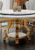 Minimalized Classic Marble Top Dining Table Set With Modern Style Chairs / Lixra