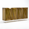Modern Geometric Wooden Buffet Table / Lixra