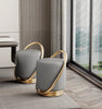 Trendy Leather Accent Chairs Set of 2 / Lixra