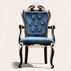 Set Of 2 European Velvet Dining Chair / Lixra