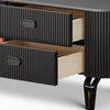 Luxury TV Stand & Coffee Table Set with Electric Fireplace / Lixra