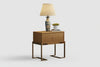 Set Of 2 Bedside Steel Framed Night Stand / Lixra