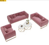 3-Pcs Luxurious Velvet Fabric Sofa Set / Lixra