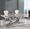 Lavish Marble-Top Dining Table Set / Lixra