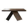 Rectangular Extendable Design Wooden Dining Table Set For 6 / Lixra 