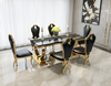 Rectangular Marble Dining Table Set