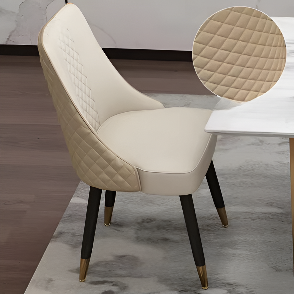 Splendid Look Leather Dining Chairs / Lixra