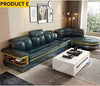 Customizable Sectional Leather Sofa Set With Built-In Speaker / Lixra