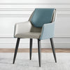 Set Of 6 Modern Leather Dining Chairs / Lixra