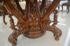 Vintage Charm Round Dining Table Set With Lazy Susan / Lixra