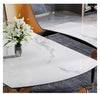 Golden Marble Extendable Rectangular Dining-Set / Lixra