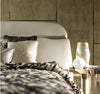 Golden Grace Luxurious Velvet Fabric Rectangular Bed / Lixra