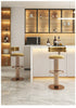 Luxe Lounge Companion Stylish Adjustable Bar Stool with Set of 2 / Lixra