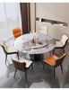 Graceful And Luxurious Round Dining Table Set with Lazy Susan / Lixra