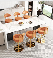 Set Of 3 Glided High Raised Bar Stool / Lixra