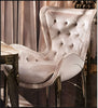 Set Of 6 Tufted Designed Velvet Dining Chairs / Lixra
