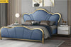 Rich Infinite Look Modern Leather Bed / Lixra