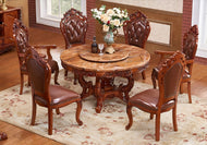 Brusten Round European Dining Table Set / Lixra
