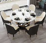 Classic Designed Marble Dining Table-Set / Lixra