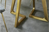 Elegant Design Marble-Top Dining Table / Lixra