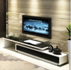 Contemporary Designed Rustic Built Glass Top Coffee Table and TV Stand  / Lixra