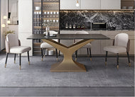 Modern Designed Marble Dining Table Set / Lixra
