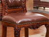 Set Of 4 European Leather Dining Chairs / Lixra