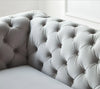 Luxurious Fabric Sofa-Set with Chesterfield Design / Lixra