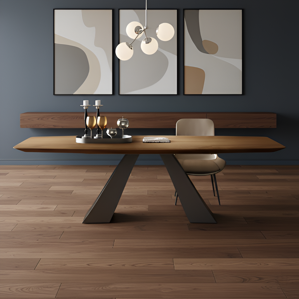Nordic Rectangular Wooden Dining Table / Lixra