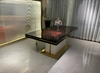 Wooden Base Rectangular Marble Dining Set / Lixra