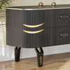 Luxury TV Stand & Coffee Table Set with Electric Fireplace / Lixra